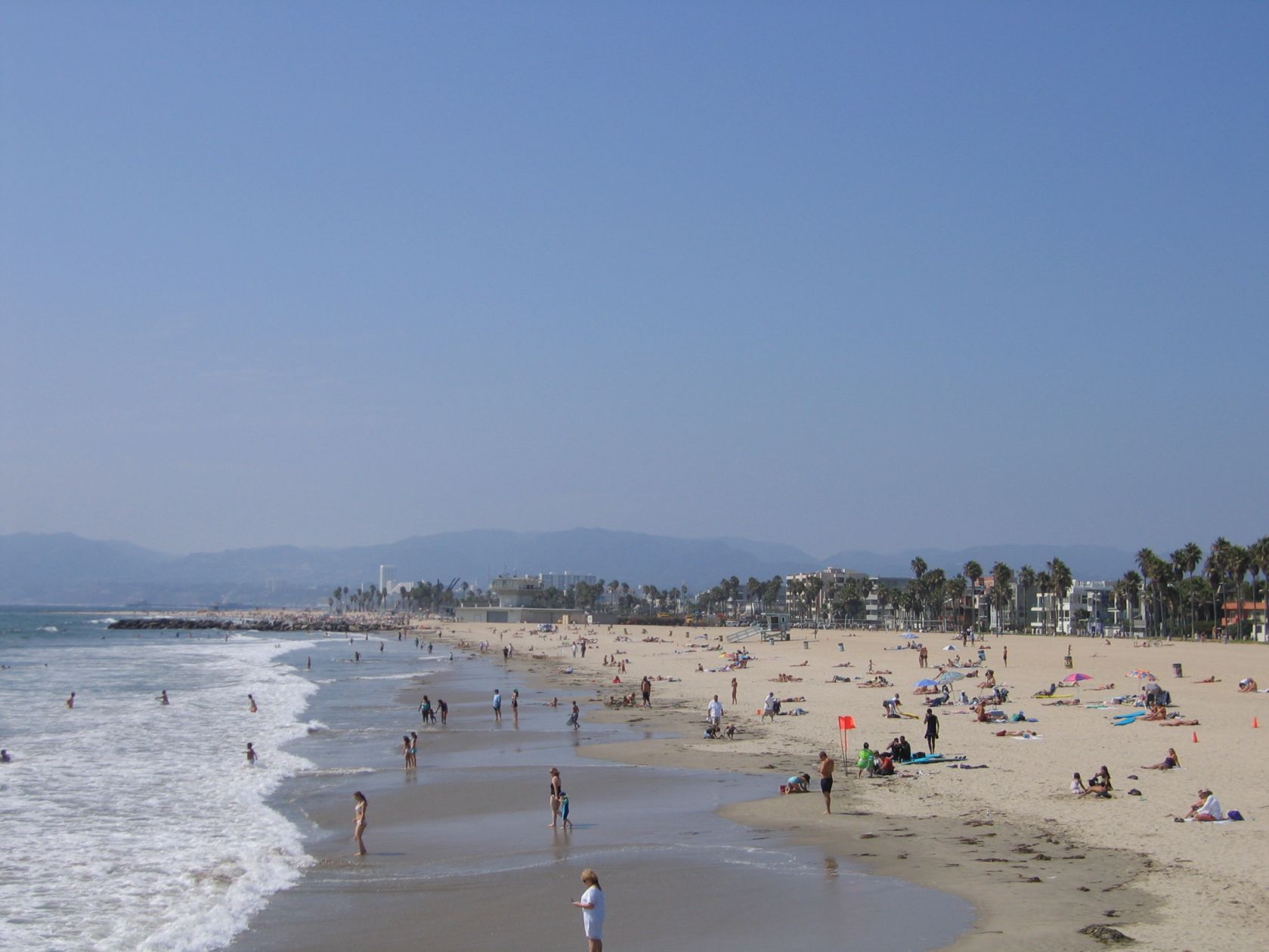 La spiaggia di Santa Monica
